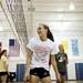 Rudolf Steiner sophomore Molly Rajewski smiles during practice on Monday. Daniel Brenner I AnnArbor.com